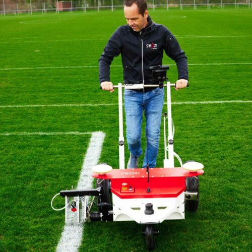 Manual use of linemarking machine when GPS glitches